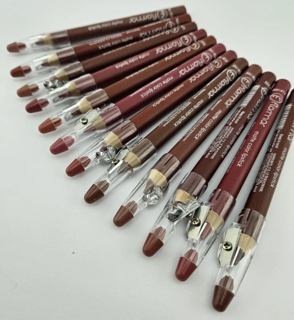 Набор матовых карандашей для губ Flormar Matte Color Lipstick с точилкой упаковка 12 шт - Фото 2 Набор матовых карандашей для губ Flormar Matte Color Lipstick с точилкой упаковка 12 шт - изображение 2