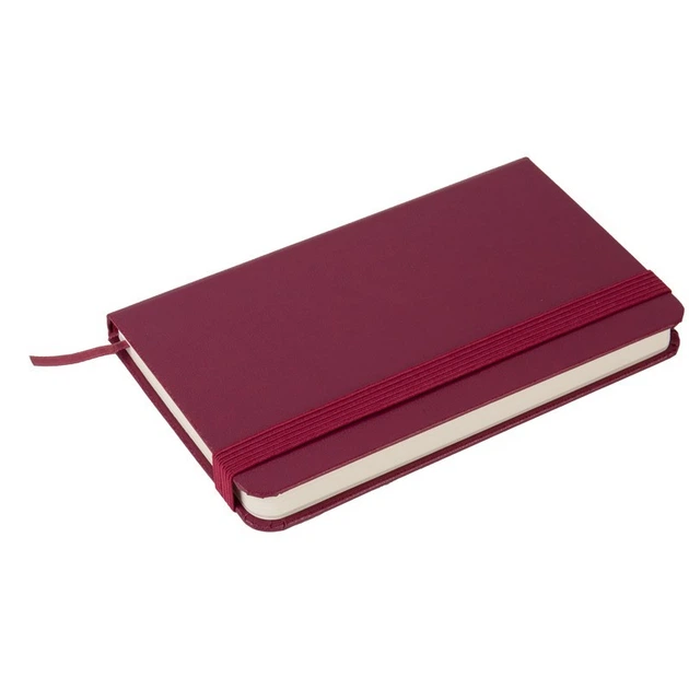 Книга записна Axent Partner, 9.5x14 см, 96 листів, клітка, винна - изображение 4