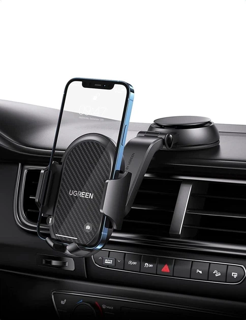 Автомобільний тримач для телефона Ugreen Dashboard Car Phone Holder Black (YM1060) - зображення 8