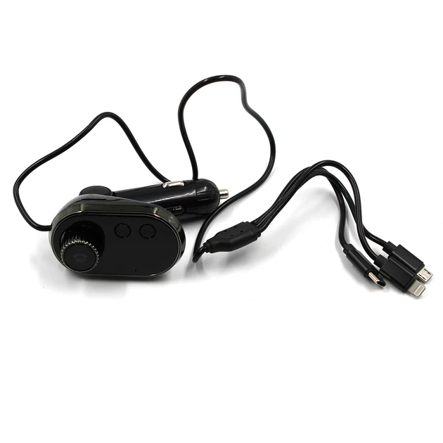 Трансмиттер FM модулятор CAR Q15 BT.V5.0 Type-C/V8/IP 3в1 cable - Фото 2 Трансмиттер FM модулятор CAR Q15 BT.V5.0 Type-C/V8/IP 3в1 cable - изображение 2