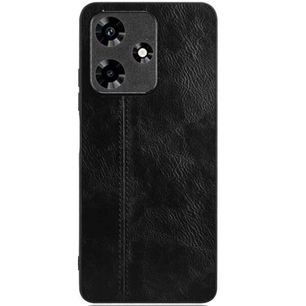 Захисний чохол UniCase Leather Series для Infinix Hot 30 - Black - зображення 3