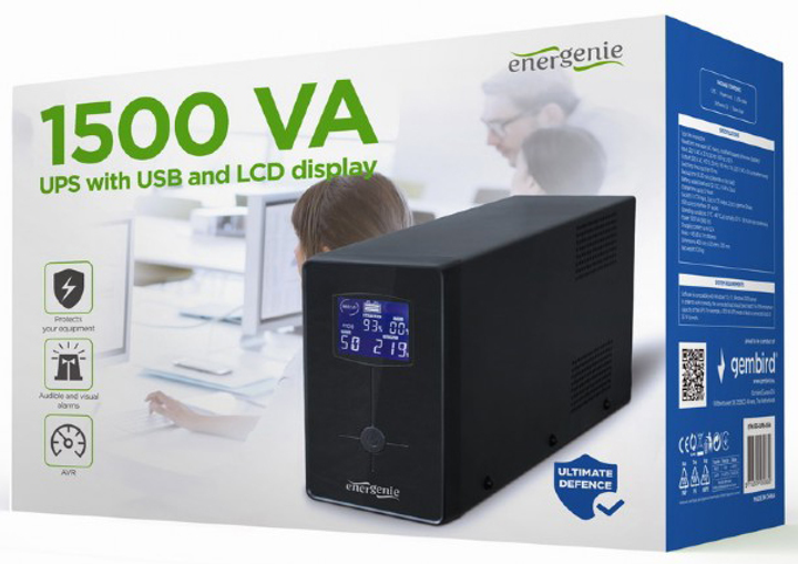 ИБП EnerGenie Pro 1500 VA LCD (EG-UPS-034) - изображение 3