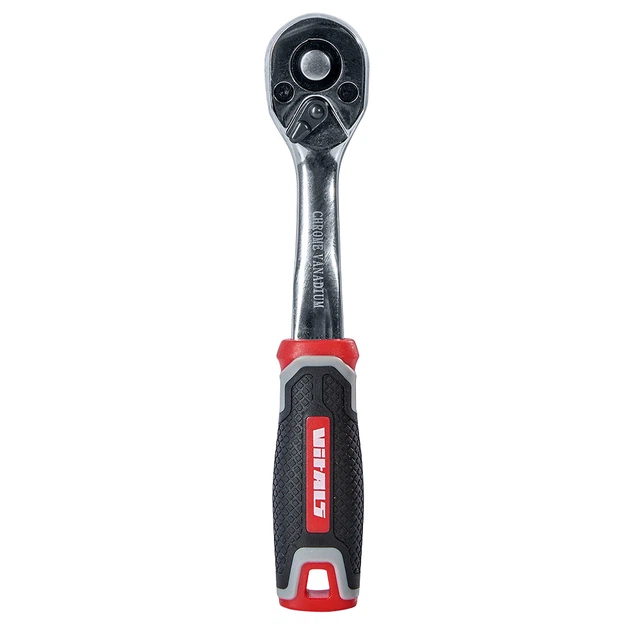 Набор торцевых головок с трещоткой 1/4″ Vitals Master (29-56-186172) - изображение 6