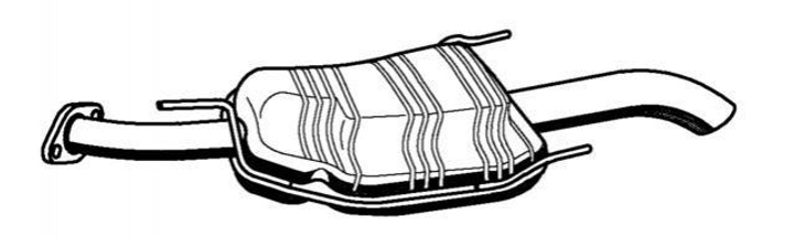 Глушник STARLINE 32.15.400 Opel Astra 90573469, 90530872, 5854554 - зображення 1