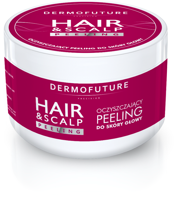 Peeling do skóry głowy DermoFuture Hair&Scalp Peeling oczyszczający 300 ml (5901785003277) - obraz 1