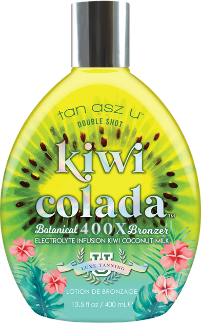 Крем для солярия Tan Asz U KIWI COLADA 400Х для яркого тропического оттенка 400 мл - Фото 1 Крем для солярия Tan Asz U KIWI COLADA 400Х для яркого тропического оттенка 400 мл - изображение 1