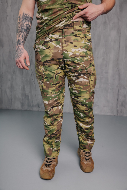 Чоловічі міцні штани «Kayman» мультикам із посиленими зонами та накладними кишенями 36-34 - зображення 1