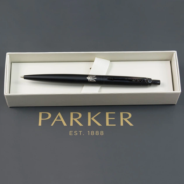 Шариковая ручка Parker JOTTER XL Monochrome Black BT BP Трезубец Черный 12432_TR - изображение 4