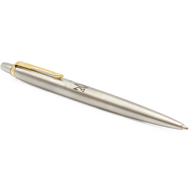 Ручка шариковая Parker JOTTER Stainless Steel GT BP Трезубец ЗСУ Золотистый 16032_T039b - Фото 3 Ручка шариковая Parker JOTTER Stainless Steel GT BP Трезубец ЗСУ Золотистый 16032_T039b - изображение 3