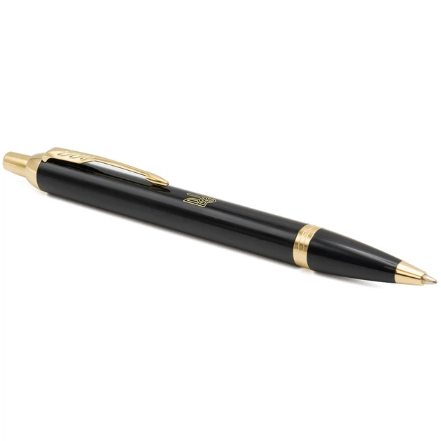 Ручка шариковая Parker IM Black GT BP Трезубец прозрачный Золотистый 22032_T010y - Фото 2 Ручка шариковая Parker IM Black GT BP Трезубец прозрачный Золотистый 22032_T010y - изображение 2