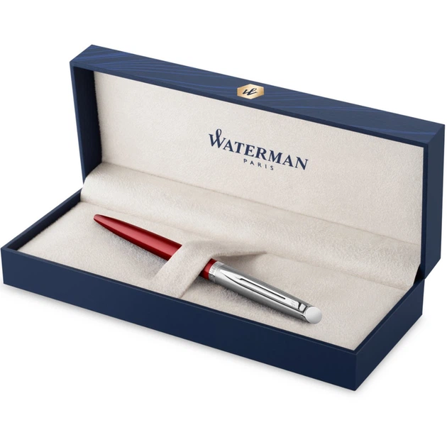 Ручка шариковая Waterman HEMISPHERE Essentials Metal & Red CT BP 22 008 - Фото 3 Ручка шариковая Waterman HEMISPHERE Essentials Metal & Red CT BP 22 008 - изображение 3
