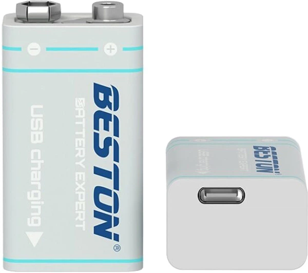 Акумулятор Beston 9 V USB Type-C 1000 mAh Li-ion (AA620289) - зображення 2
