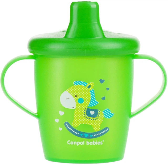 Кружка-непроливайка Canpol Babies 250 мл Зелёная (31/200_gre) - изображение 4