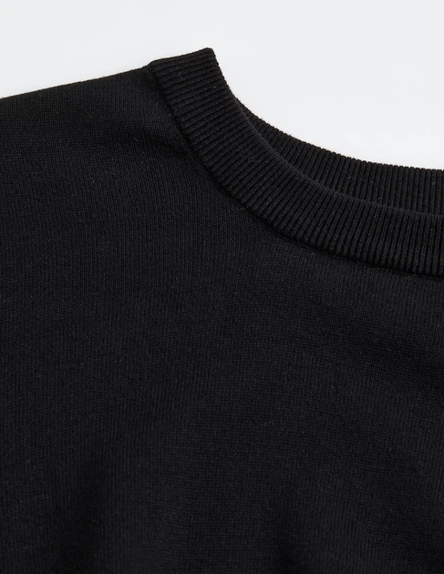 Джемпер H&M М0127256 (05643582) колір чорний S - изображение 6