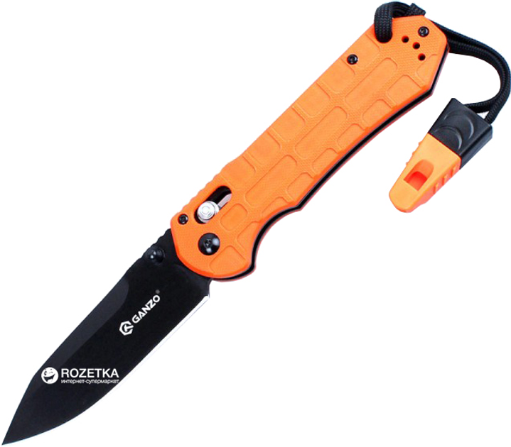 Туристический нож Ganzo G7453P-WS Orange (G7453P-OR-WS) - изображение 1