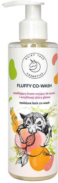 Szampon Hairy Tale Fluffy Co-Wash nawilżający krem myjący do suchej i wrażliwej skóry głowy 200 ml (5907796691724) - obraz 1