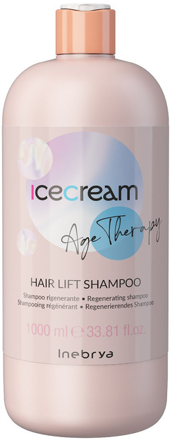 Szampon do włosów Inebrya Ice Cream Age Therapy regenerujący 1000 ml (8008277263403) - obraz 1