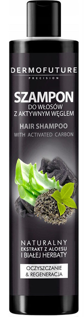 Szampon do włosów DermoFuture Hair z aktywnym węglem 250 ml (5901785003161) - obraz 1