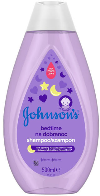 Szampon Johnson & Johnson Johnson's Bedtime na dobranoc 500 ml (3574669907712) - obraz 1