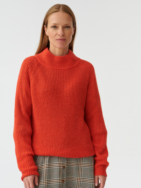 Sweter z golfem damski Tatuum SUZI T2319.090 XXL Czerwony (5900142274411) - obraz 1