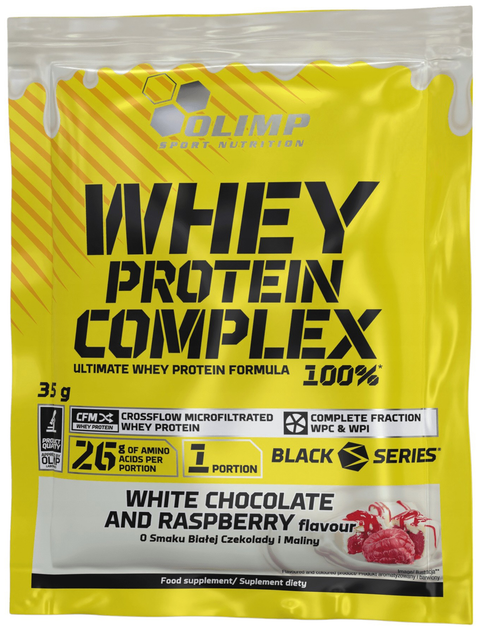 Protein Olimp Whey Protein Complex 35 g Biała czekolada z maliną (5901330090011) - obraz 1