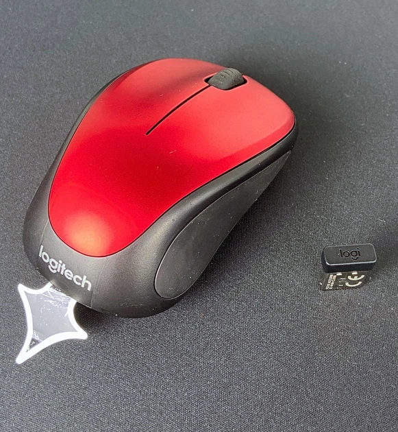 Мышь Logitech M235 Wireless, Red, Refurbished - Фото 5 Мышь Logitech M235 Wireless, Red, Refurbished - изображение 5