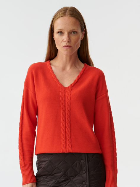 Пуловер жіночий Tatuum POLI T2319.091 XL Червоний (5900142275241) - зображення 1
