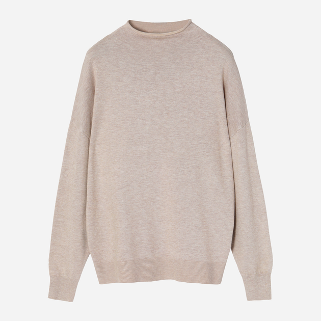 Sweter z golfem damski z wiskozy Tatuum NAVI T2318.097 XS Beżowy (5900142260278) - obraz 3