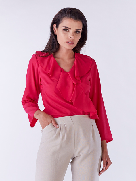 Блузка жіноча Awama A189 S Рожевий/Фуксія (5902360512115) - зображення 1