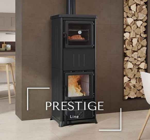 Чавунна піч La Nordica Nova Forno Steal ANTHRACITE BLACK - зображення 2