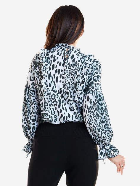 Bluzka damska z krótkim rękawem Awama A259 M Czarno-biała (5902360535534) - obraz 2