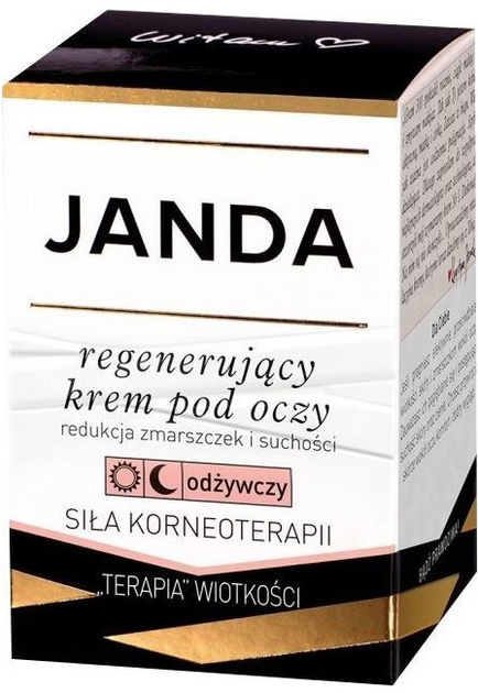 Krem pod oczy JANDA Siła Korneoterapii Silna Regeneracja 15 ml (5905279874824) - obraz 1