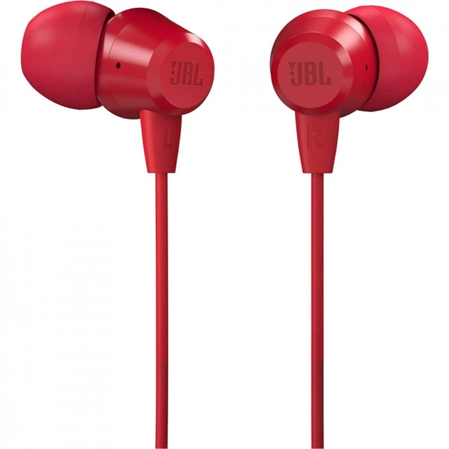 Наушники JBL C50 HI Red (JBLC50HIRED) - Фото 1 Наушники JBL C50 HI Red (JBLC50HIRED) - изображение 1