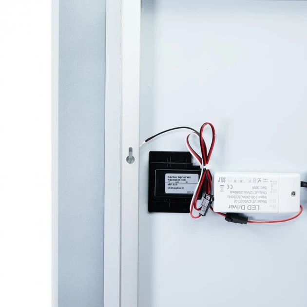 Дзеркало Qtap Swan 800х600 з LED-підсвічуванням Touch, димер, рег. яскравості Reverse QT167814146080W - изображение 6