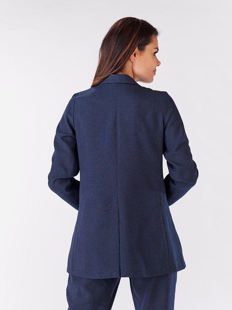 Піджак подовжений жіночий Awama A187 L Темно-синій (5902360518810) - зображення 2