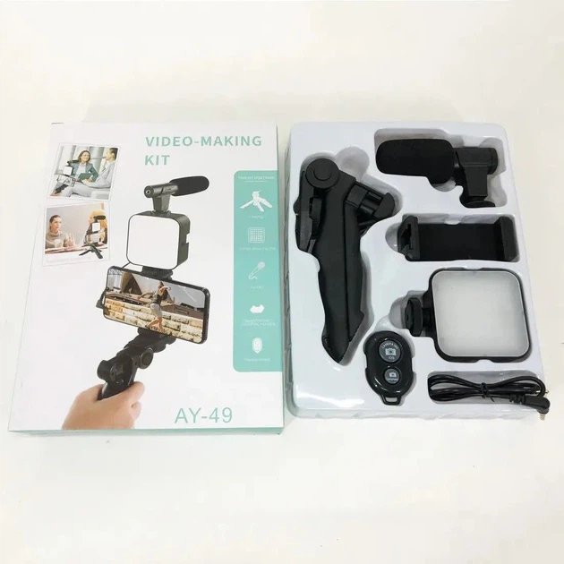 Блог Станция набор 5в1 Blog Station AY-49 отличный комплект для блогера Black - изображение 10
