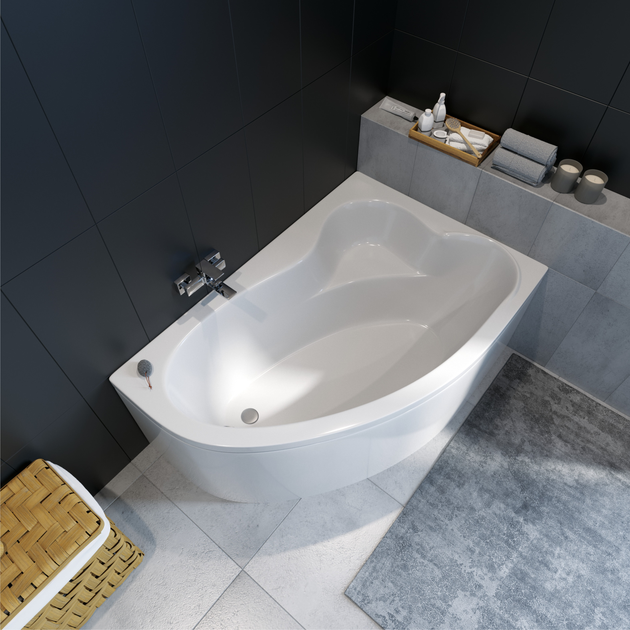Ванна акриловая асимметричная KOLLER POOL Nadine new 170х110 R – фото ...