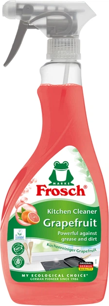 Универсальный очиститель Frosch Грейпфрут 500 мл (4001499112942) - Фото 1 Универсальный очиститель Frosch Грейпфрут 500 мл (4001499112942) - изображение 1
