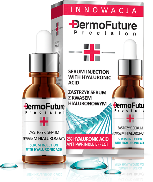 Kuracja do twarzy Dermofuture Serum Injection With Hyaluronic Acid 20 ml (5901785001457) - obraz 1