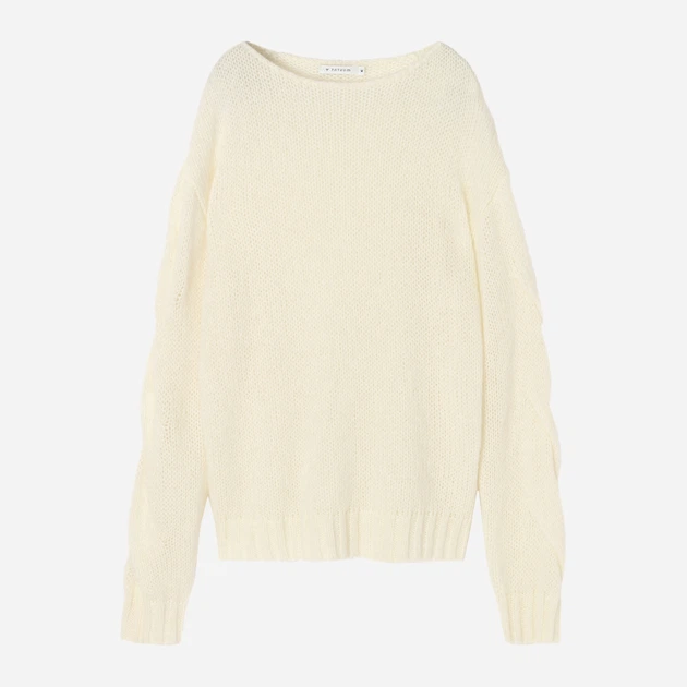 Джемпер жіночий Tatuum NOMO T2223.091 XL Екрю (5900142191459) - зображення 6