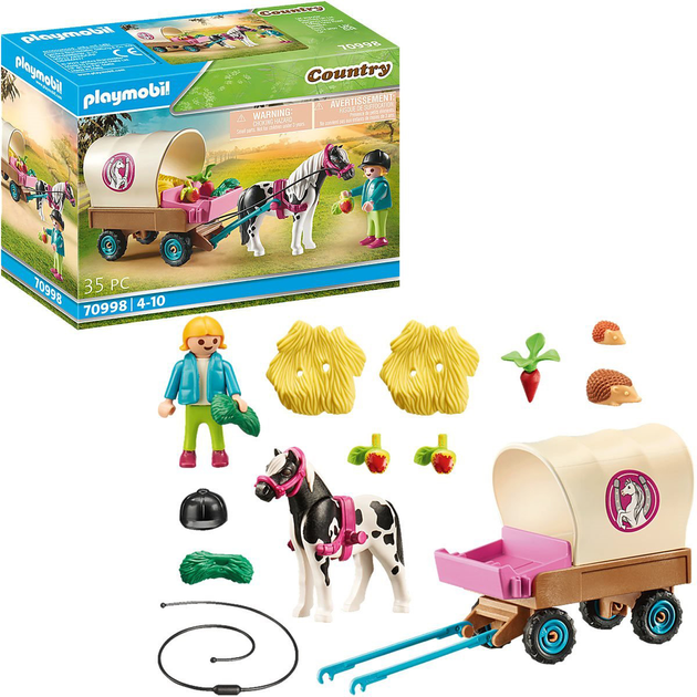 Zestaw figurek Playmobil Country Pony Wagon (4008789709981) - obraz 2
