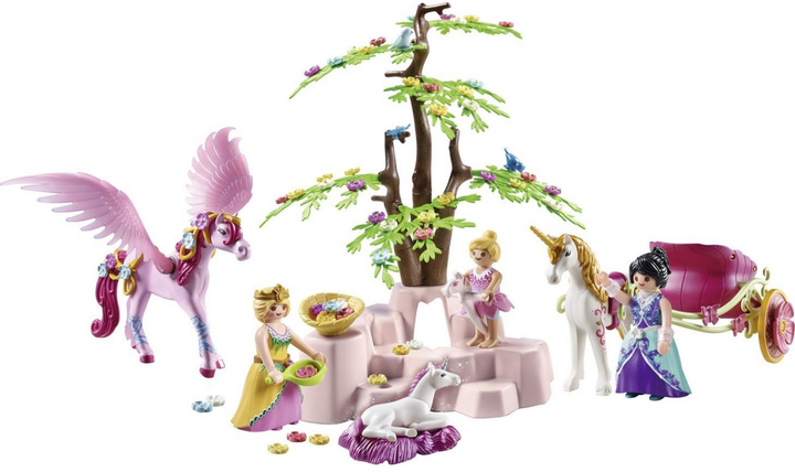 Zestaw figurek Playmobil Magic Unicorn Carriage with Pegasus (4008789710024) - obraz 2