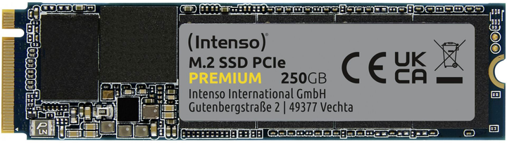 Dysk SSD Intenso Premium 250GB M.2 NVMe PCIe (3835440) - obraz 1