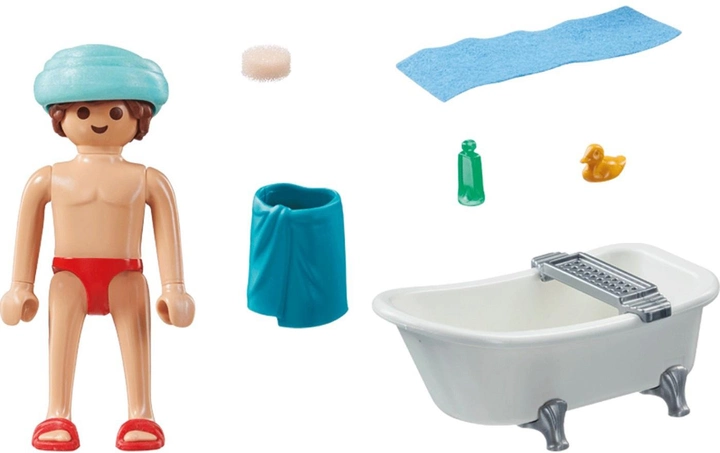 Набір фігурок Playmobil Special Plus Man With Bathtub (4008789711670) - зображення 2