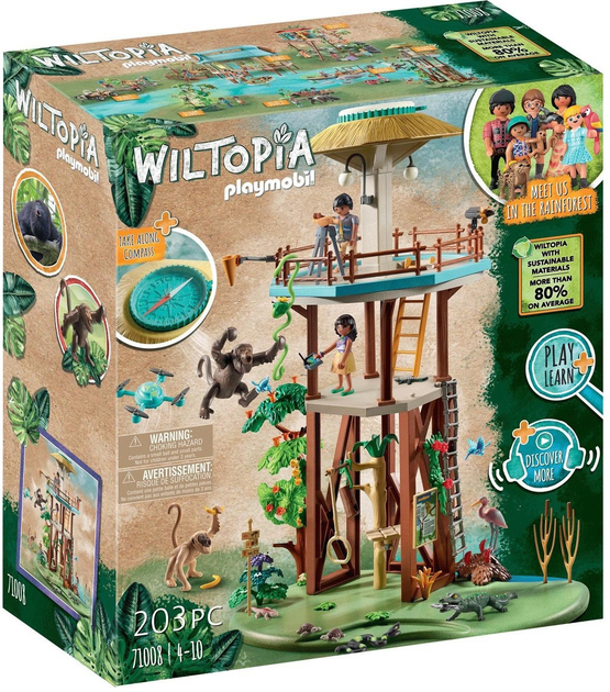 Zestaw figurek Playmobil Wiltopia Observatory with Compass (4008789710086) - obraz 1