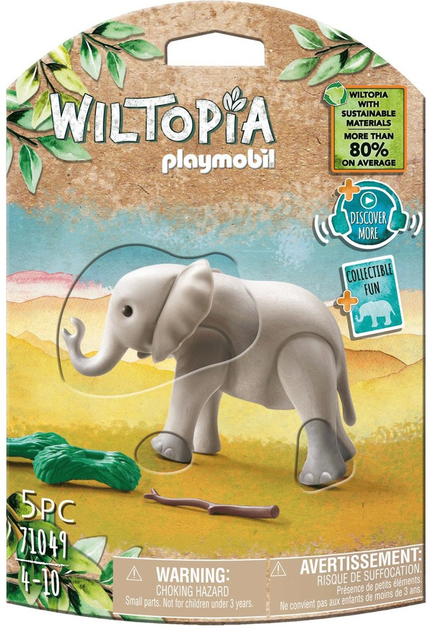 Набір фігурок Playmobil Wiltopia Baby Elephant (4008789710499) - зображення 1