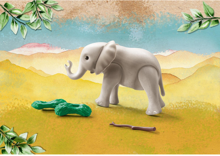 Набір фігурок Playmobil Wiltopia Baby Elephant (4008789710499) - зображення 3