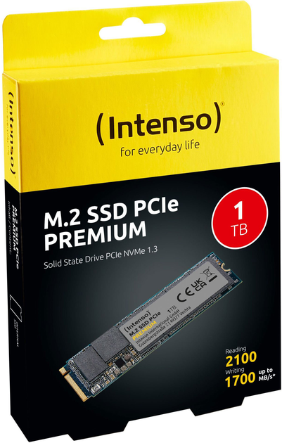 Dysk SSD Intenso Premium 1TB M.2 NVMe PCIe 3D NAND TLC (3835460) - obraz 3