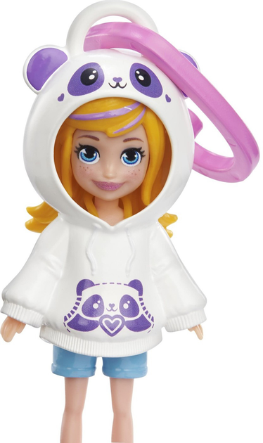 Фігурка Mattel Polly Pocket Friend Clips Doll Panda 7.6 см (0194735108602) - зображення 4