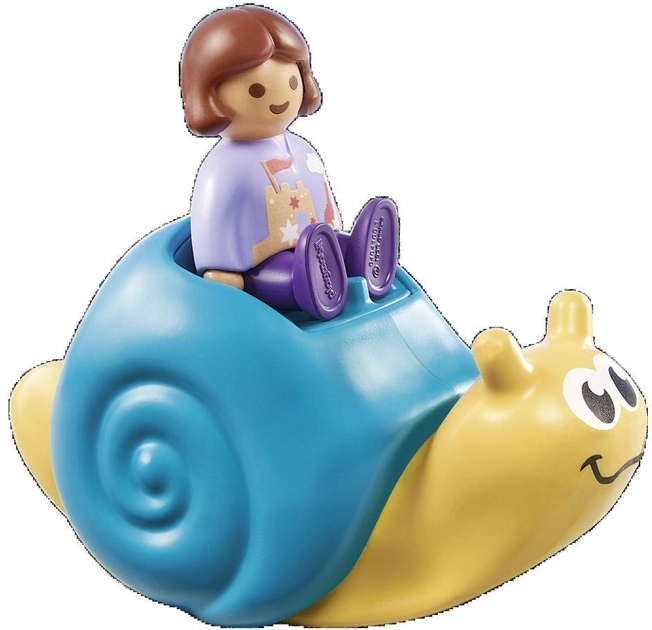 Zestaw figurek Playmobil Rocking Snail With Rattle Function (4008789713223) - obraz 2